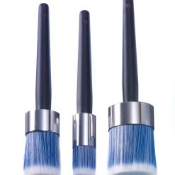 All Paint Products Blue Ice Brushes Blue Ice Wax And Chalk Round Brush Size 1 1/2"