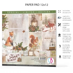 The Sound Of Winter Limited Edition Paper Pad 12x12 12/Pkg By Ciao Bella