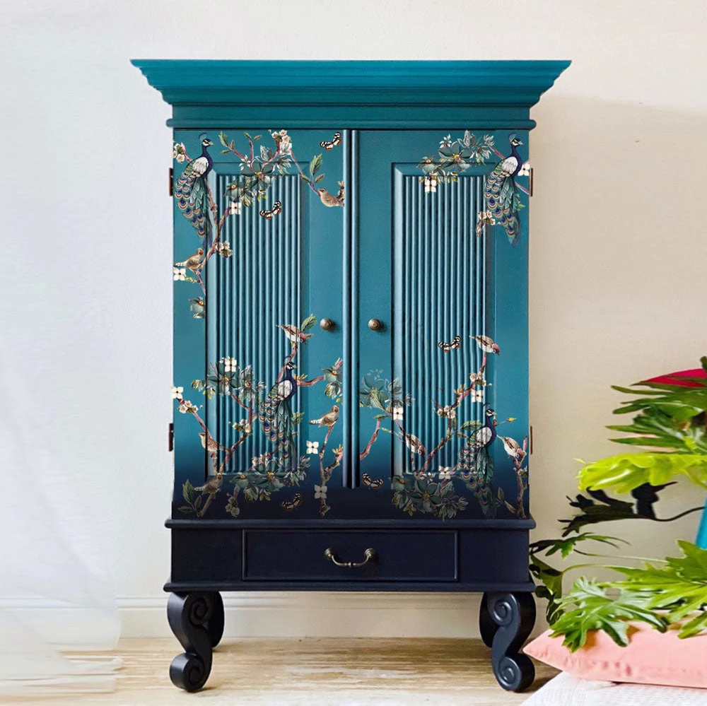 Prima Re-Design Avian Sanctuary Peacock Transfer Redesign With Prima 6 Prima Re-Design Avian Sanctuary Peacock Transfer Redesign With Prima