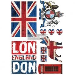 Prima Re-Design London Love Transfer Redesign With Prima Size 24″ X 35″ Wholesale