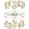 Prima Re-Design Wholesale Painted Florals Transfer Redesign With Prima Size 24″ X 35″