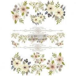 Prima Re-Design Wholesale Painted Florals Transfer Redesign With Prima Size 24″ X 35″