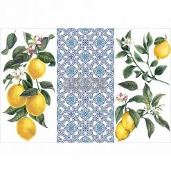 Decor Transfers Lemon Tree Mini Transfer Redesign With Prima Size 6″ X 12″