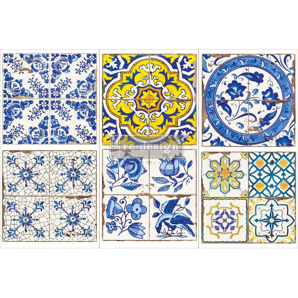 Decor Transfers Casa Tiles Mini-Transfer - Redesign With Prima Size 6″ X 12″ 3 Decor Transfers Casa Tiles Mini-Transfer - Redesign With Prima Size 6″ X 12″