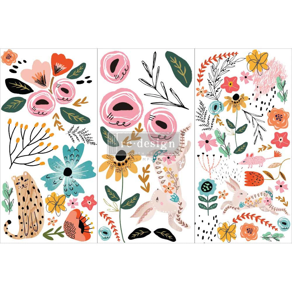 Spring Awakening Mini-Transfer - Redesign With Prima Size 6″ X 12″ 3 Spring Awakening Mini-Transfer - Redesign With Prima Size 6″ X 12″