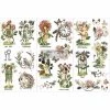 Flower Children Redesign With Prima Total Sheet Size 6″ X 12″ Decor Transfers 2 Flower Children Redesign With Prima Total Sheet Size 6″ X 12″ Decor Transfers