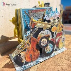 Papercraft & Scrapbooking Blue Note Fussy Cut Pad 6x6 24/Pkg By Ciao Bella