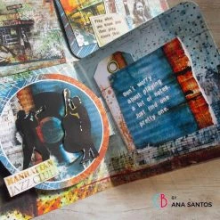 Papercraft & Scrapbooking Blue Note Fussy Cut Pad 6x6 24/Pkg By Ciao Bella