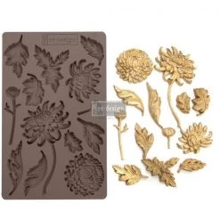 Prima Re-Design Botanist Floral Silicone Mold Redesign With Prima Decor Mould Decor Moulds