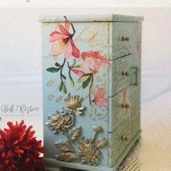 Prima Re-Design Botanist Floral Silicone Mold Redesign With Prima Decor Mould Decor Moulds