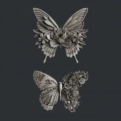 All Paint Products Butterfly Dance Silicone Mold By Zuri