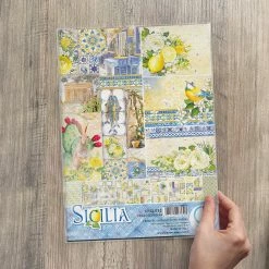 Papercraft & Scrapbooking Sicilia Creative Pad A4 9/Pkg By Ciao Bella