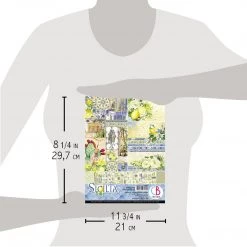 Papercraft & Scrapbooking Sicilia Creative Pad A4 9/Pkg By Ciao Bella