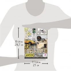 Hipster Creative Pad A4 9/Pkg By Ciao Bella