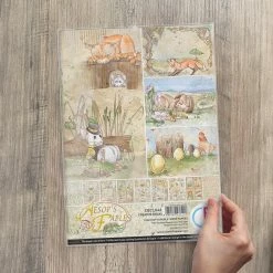Papercraft & Scrapbooking Aesop's Fables Creative Pad A4 9/Pkg By Ciao Bella