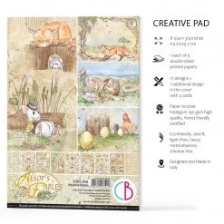 Papercraft & Scrapbooking Aesop's Fables Creative Pad A4 9/Pkg By Ciao Bella