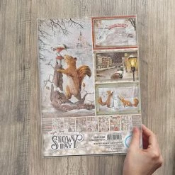 Memories Of A Snowy Day Creative Pad A4 9/Pkg By Ciao Bella