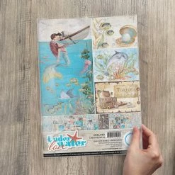 Papercraft & Scrapbooking Underwater Love Creative Pad A4 9/Pkg By Ciao Bella