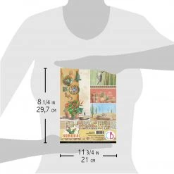 Sonora Creative Pad A4 9/Pkg By Ciao Bella Papercraft & Scrapbooking