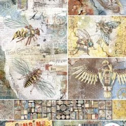 Engine Of The Future Creative Pad A4 9/Pkg By Ciao Bella Papercraft & Scrapbooking