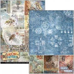 Engine Of The Future Creative Pad A4 9/Pkg By Ciao Bella Papercraft & Scrapbooking