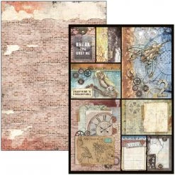 Engine Of The Future Creative Pad A4 9/Pkg By Ciao Bella Papercraft & Scrapbooking