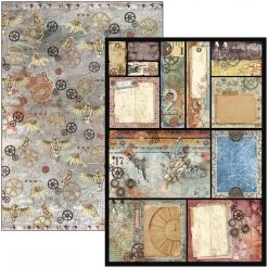 Engine Of The Future Creative Pad A4 9/Pkg By Ciao Bella Papercraft & Scrapbooking