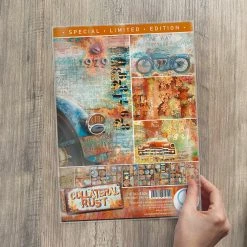 Collateral Rust Creative Pad A4 9/Pkg By Ciao Bella 12 Collateral Rust Creative Pad A4 9/Pkg By Ciao Bella