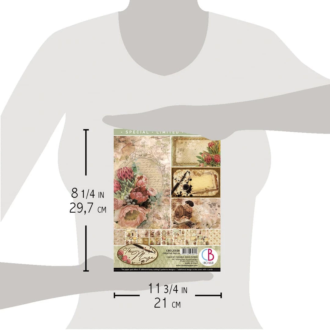 Papercraft & Scrapbooking The Muse Creative Pad A4 9/Pkg By Ciao Bella 8 Papercraft & Scrapbooking The Muse Creative Pad A4 9/Pkg By Ciao Bella