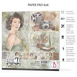Enigma Paper Pad 8x8 12/Pkg By Ciao Bella Papercraft & Scrapbooking 18 Enigma Paper Pad 8x8 12/Pkg By Ciao Bella Papercraft & Scrapbooking
