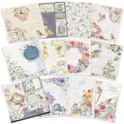 Papercraft & Scrapbooking Sparrow Hill Paper Pad 8x8 12/Pkg By Ciao Bella