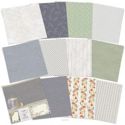 Papercraft & Scrapbooking Sparrow Hill Paper Pad 8x8 12/Pkg By Ciao Bella