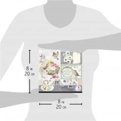 Papercraft & Scrapbooking Sparrow Hill Paper Pad 8x8 12/Pkg By Ciao Bella