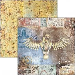 Papercraft & Scrapbooking Engine Of The Future Paper Pad 8x8 12/Pkg By Ciao Bella