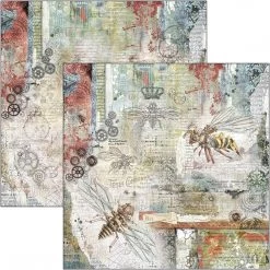 Papercraft & Scrapbooking Engine Of The Future Paper Pad 8x8 12/Pkg By Ciao Bella