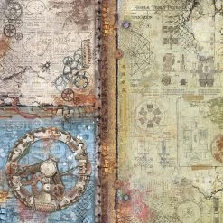 Papercraft & Scrapbooking Engine Of The Future Paper Pad 8x8 12/Pkg By Ciao Bella