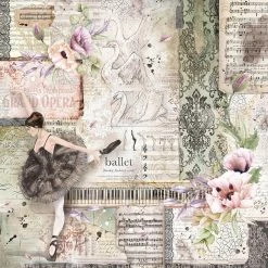 Papercraft & Scrapbooking Le Cygne Noir Paper Pad 8x8 12/Pkg By Ciao Bella 48 Papercraft & Scrapbooking Le Cygne Noir Paper Pad 8x8 12/Pkg By Ciao Bella