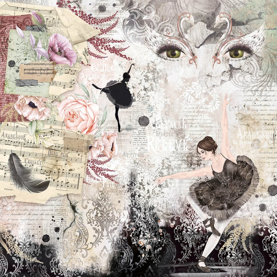 Papercraft & Scrapbooking Le Cygne Noir Paper Pad 8x8 12/Pkg By Ciao Bella 19 Papercraft & Scrapbooking Le Cygne Noir Paper Pad 8x8 12/Pkg By Ciao Bella