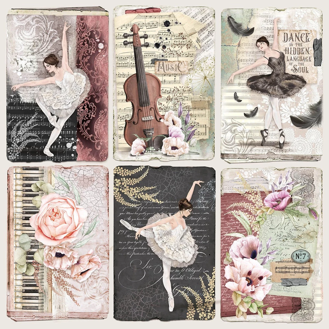 Papercraft & Scrapbooking Le Cygne Noir Paper Pad 8x8 12/Pkg By Ciao Bella 28 Papercraft & Scrapbooking Le Cygne Noir Paper Pad 8x8 12/Pkg By Ciao Bella