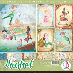 Papercraft & Scrapbooking Neverland Limited Edition Paper Pad 12x12 12/Pkg By Ciao Bella
