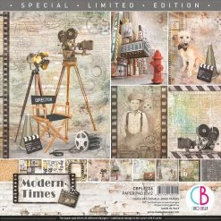 Modern Times Limited Edition Paper Pad 12x12 12/Pkg By Ciao Bella