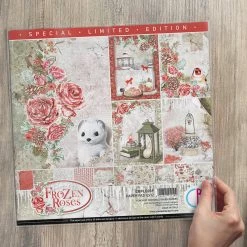 Frozen Roses Limited Edition Paper Pad 12x12 12/Pkg By Ciao Bella