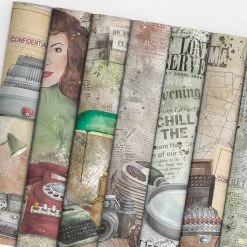 Enigma Paper Pad 12x12 12/Pkg By Ciao Bella Papercraft & Scrapbooking