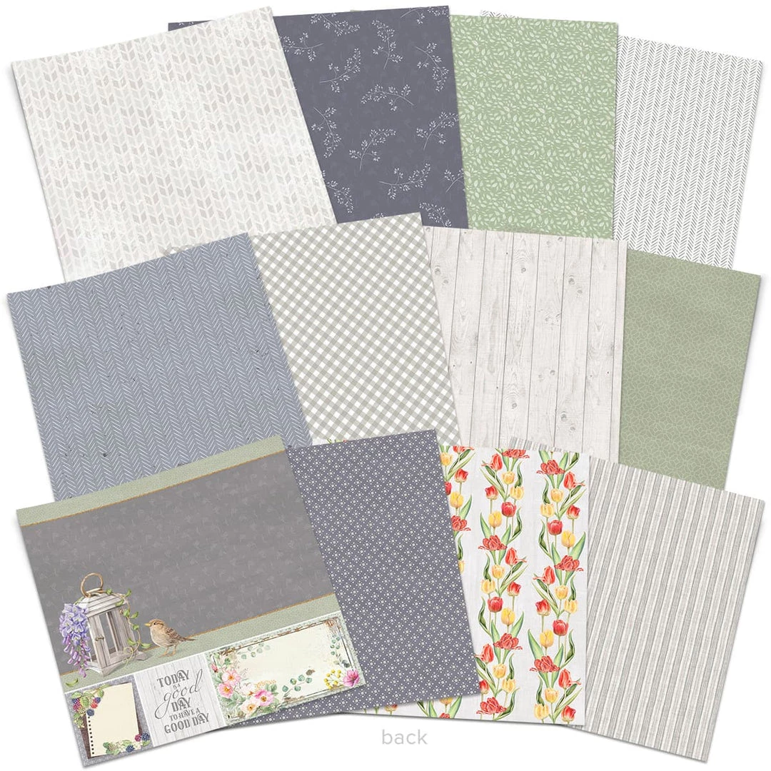 Sparrow Hill Paper Pad 12x12 12/Pkg By Ciao Bella 5 Sparrow Hill Paper Pad 12x12 12/Pkg By Ciao Bella