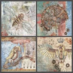 Papercraft & Scrapbooking Engine Of The Future Paper Pad 12x12 12/Pkg By Ciao Bella 66 Papercraft & Scrapbooking Engine Of The Future Paper Pad 12x12 12/Pkg By Ciao Bella