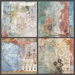 Papercraft & Scrapbooking Engine Of The Future Paper Pad 12x12 12/Pkg By Ciao Bella 67 Papercraft & Scrapbooking Engine Of The Future Paper Pad 12x12 12/Pkg By Ciao Bella