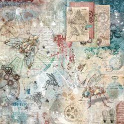 Papercraft & Scrapbooking Engine Of The Future Paper Pad 12x12 12/Pkg By Ciao Bella 48 Papercraft & Scrapbooking Engine Of The Future Paper Pad 12x12 12/Pkg By Ciao Bella