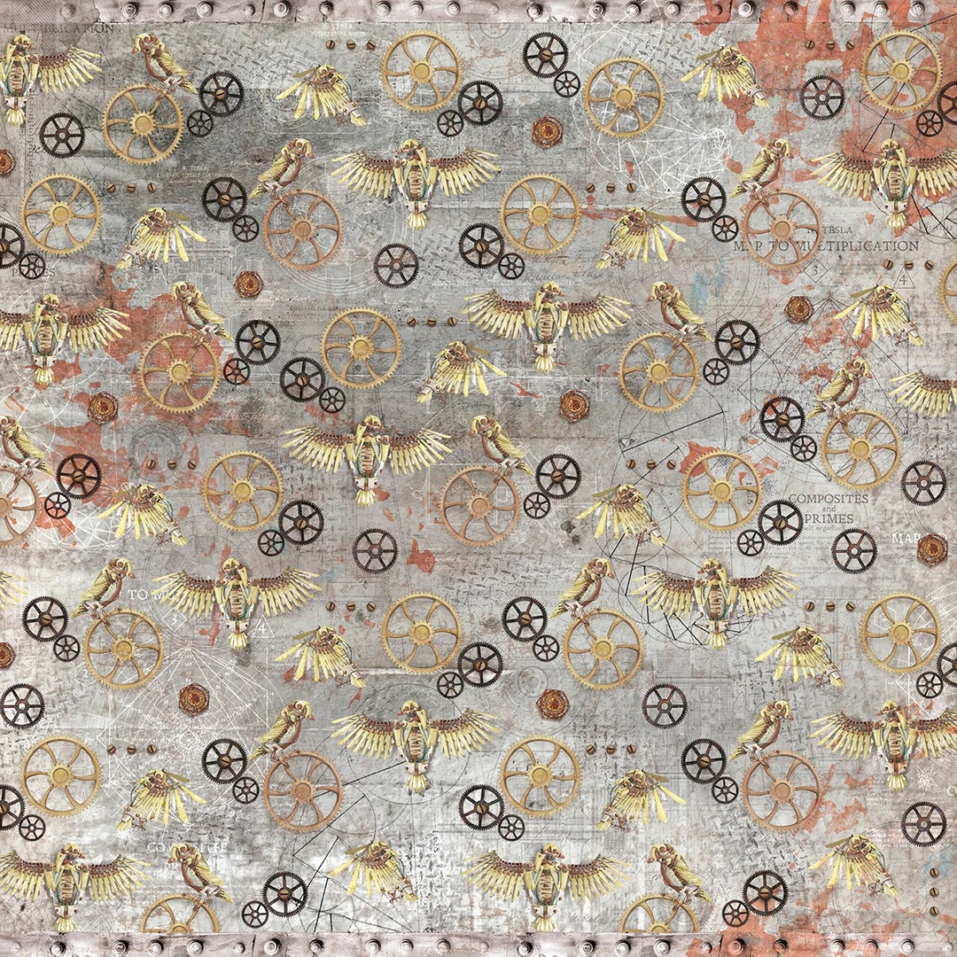 Papercraft & Scrapbooking Engine Of The Future Paper Pad 12x12 12/Pkg By Ciao Bella 28 Papercraft & Scrapbooking Engine Of The Future Paper Pad 12x12 12/Pkg By Ciao Bella