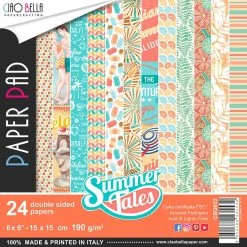 Summer Tales Fussy Cut Pad 6x6 24/Pkg By Ciao Bella Papercraft & Scrapbooking