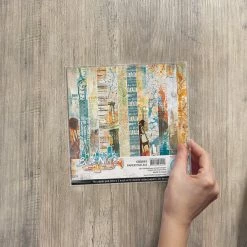 Papercraft & Scrapbooking Blue Note Fussy Cut Pad 6x6 24/Pkg By Ciao Bella